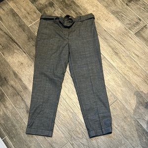 BNWT Loft, tie waist textured pants, size 8 regular.